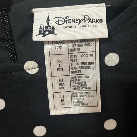 Disney Parks Black and White Polka Dot Dress - Picture 2 of 5